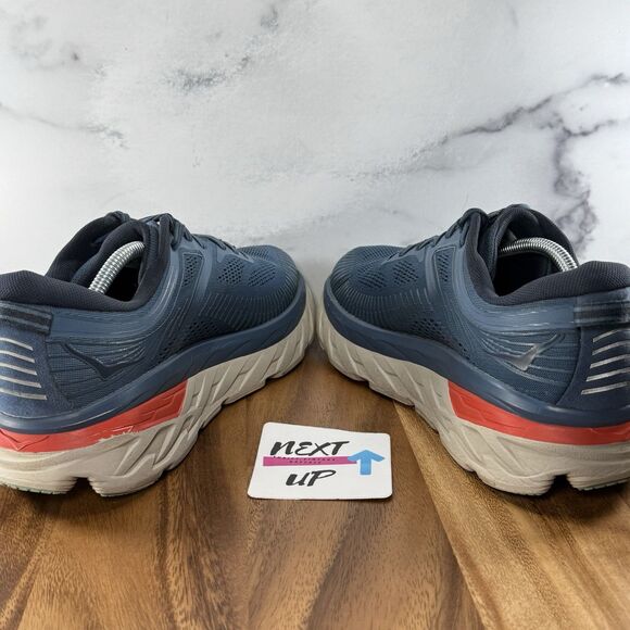 Men’s Size 11-Hoka One One Bondi 7 Blue Running Shoes Sneakers NO INSOLES main image 6